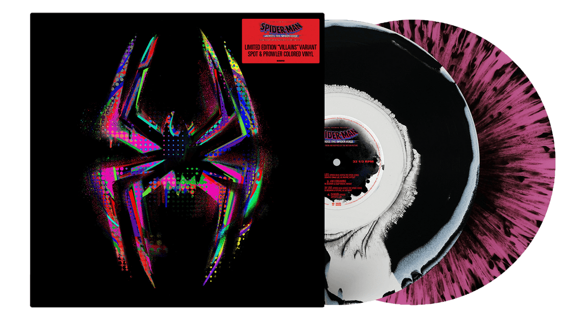 Vinyl - METRO BOOMIN : METRO BOOMIN PRESENTS SPIDER-MAN - ACROSS THE SPIDER-VERSE SOUNDTRACK (VILLAINS VERSION) (White/ Black Marble &amp; Black/ Purple Marble Vinyl) - The Record Hub