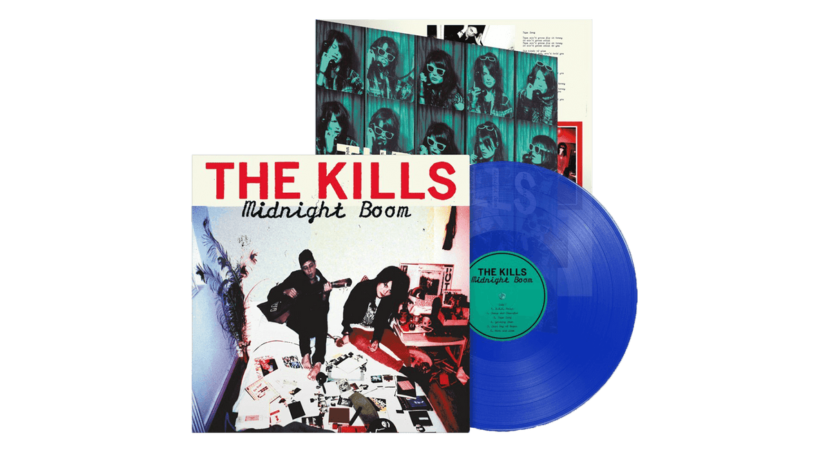 Vinyl - The Kills : Midnight Boom (15th Anniversary Transparent Blue Vinyl) - The Record Hub