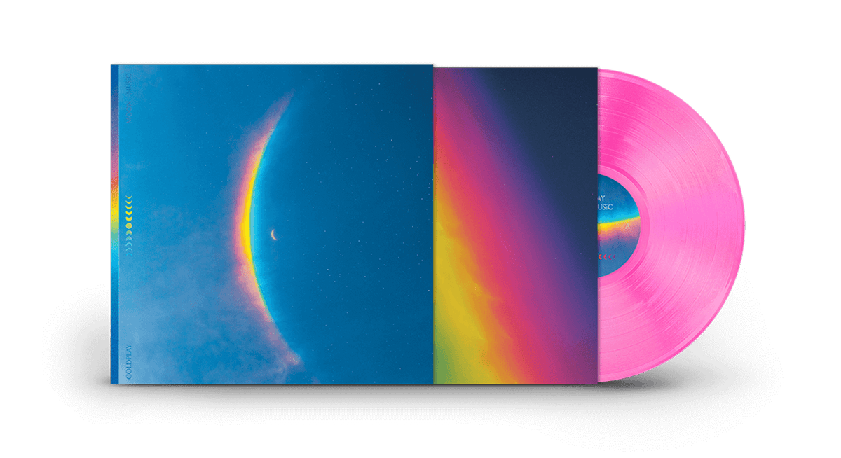 Vinyl - [Pre-Order 04/10] Coldplay : Moon Music (Translucent Pink Vinyl) - The Record Hub