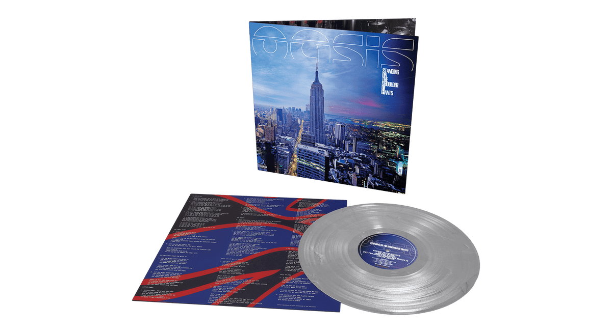 Vinyl - Oasis : Standing On The Shoulder Of Giants - 25th Anniversary Edition (Silver Vinyl) - The Record Hub