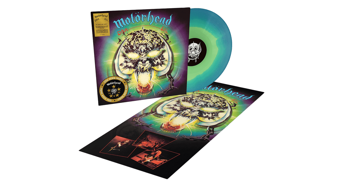 Vinyl - Motorhead : Overkill (Turquoise &amp; Blue Vinyl) - The Record Hub