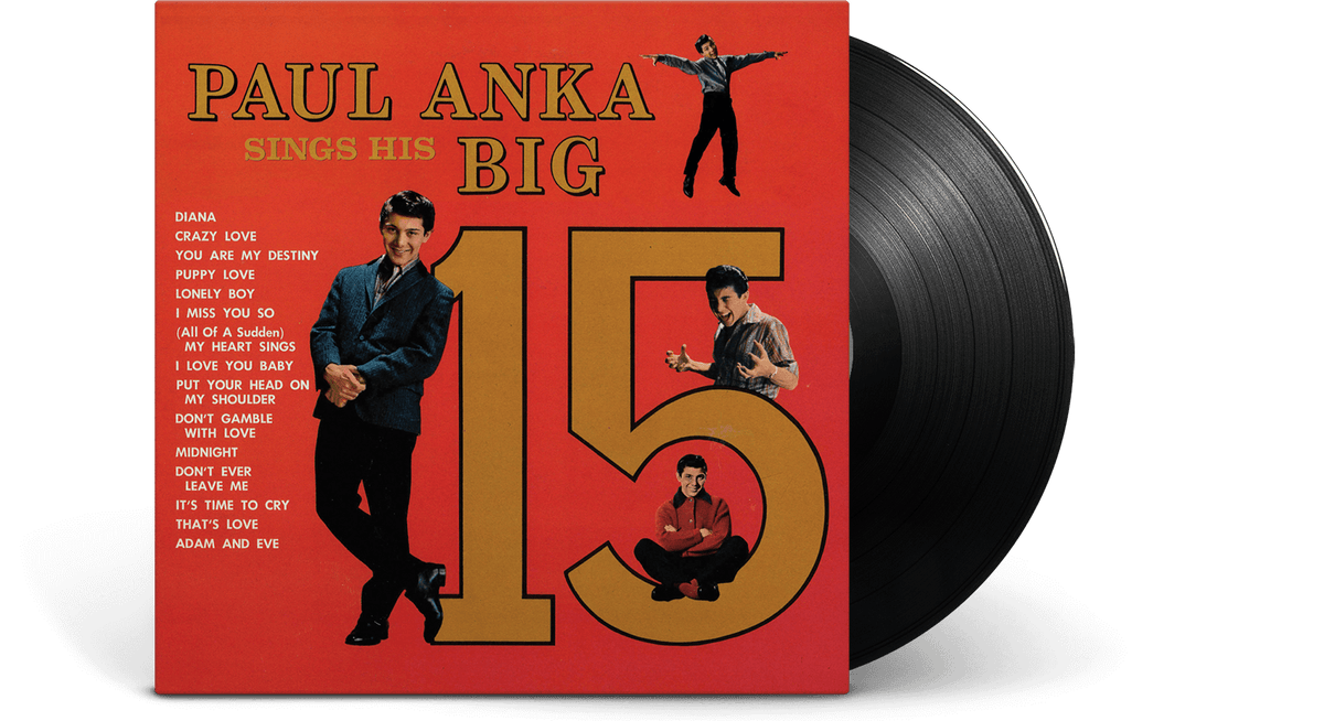 Vinyl - [Pre-Order [04/10] Paul Anka : Paul Anka Sings His Big 15 (Remastered 2024) - The Record Hub