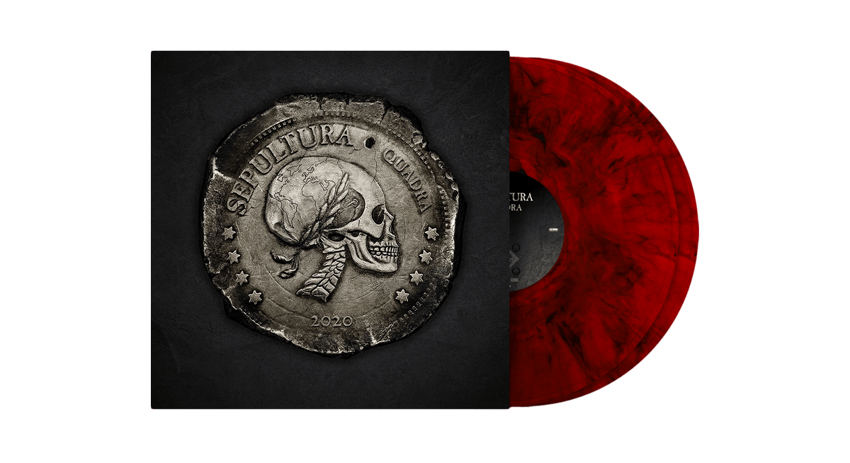 Vinyl - Sepultura : Quadra - reprint (Ruby Red Marble Vinyl) - The Record Hub