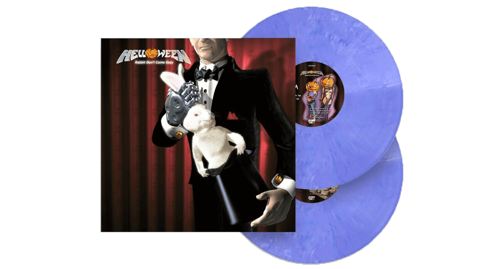 Vinyl | Helloween | Rabbit Don't Come Easy (White, Purple, Blue Marbled ...