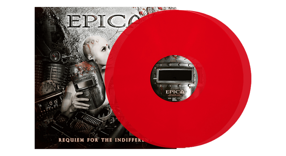 Vinyl - Epica : Requiem For The Indifferent (Transparent Red Vinyl LP) - The Record Hub