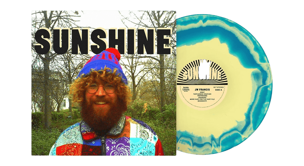 Vinyl - JW Francis : SUNSHINE (Yellow &amp; Blue Swirl Vinyl) - The Record Hub