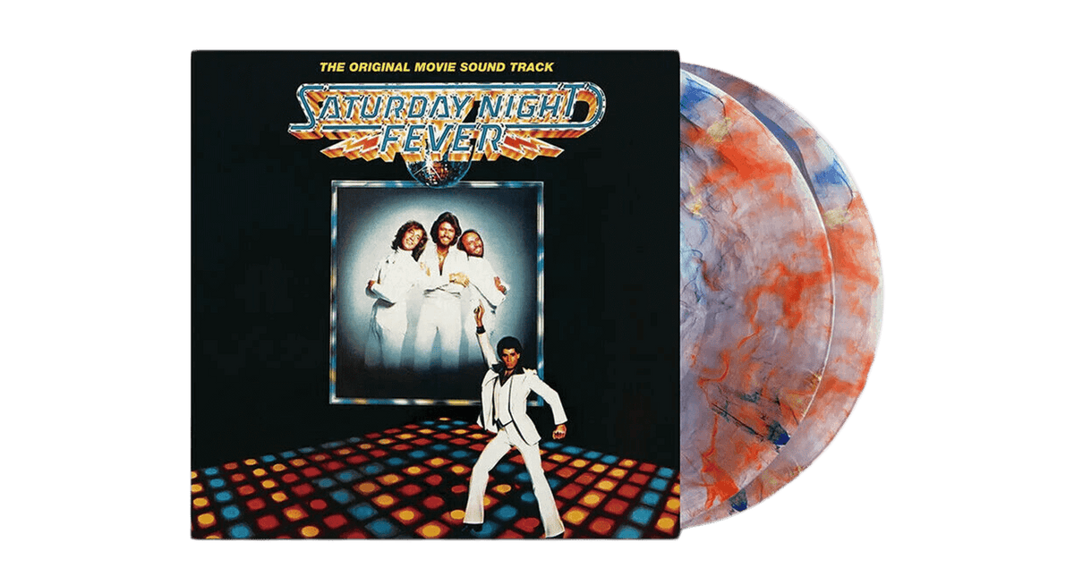 Vinyl - Various Artists : Saturday Night Fever (Red, Orange &amp; Blue Marble Vinyl) - The Record Hub