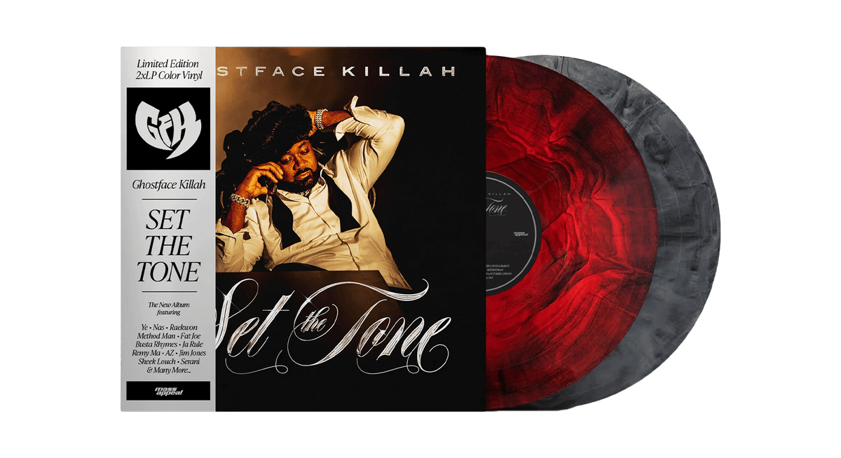 Vinyl - Ghostface Killah : Set The Tone (Guns &amp; Roses) (Red &amp; Black Marble Vinyl) - The Record Hub