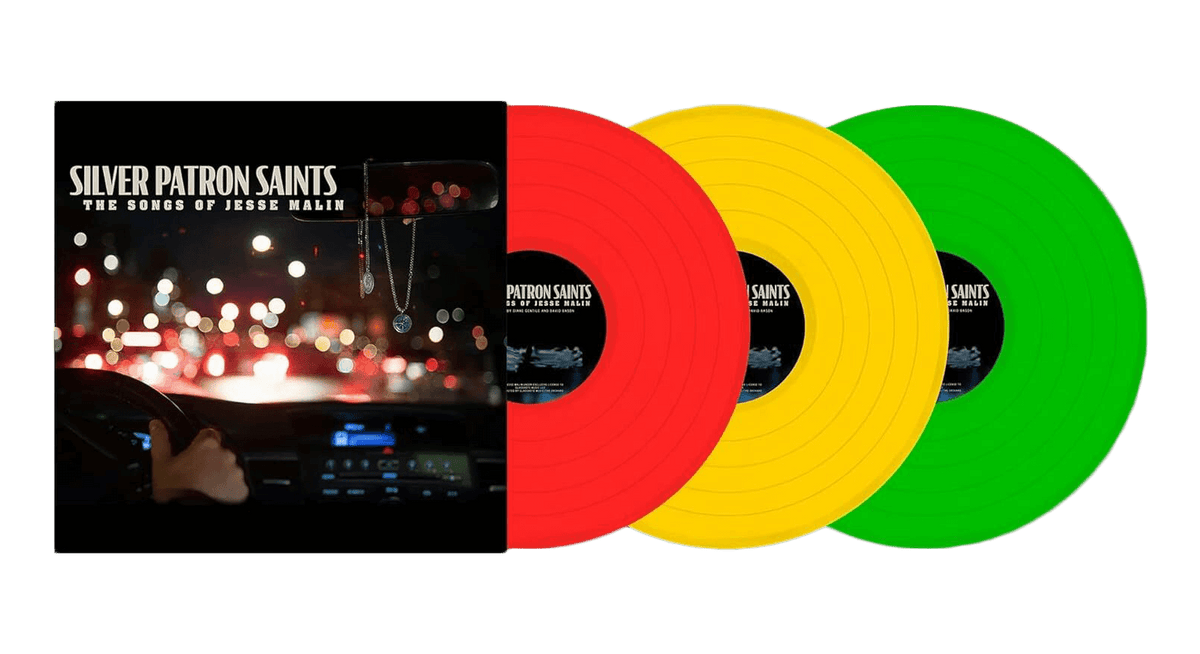 Vinyl - Jesse Malin : Silver Patron Saints (3LP Set) (Red, Yellow, &amp; Green Vinyl) - The Record Hub