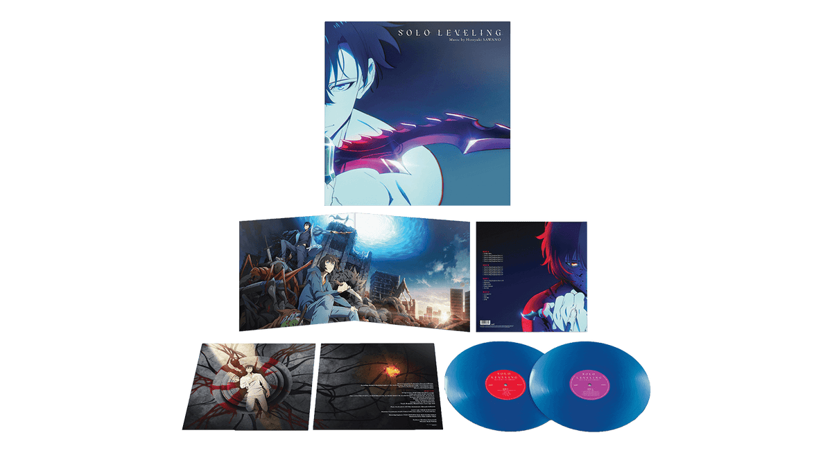 Vinyl - Hiroyuki Sawano : Solo Leveling OST (Translucent Blue Vinyl) - The Record Hub