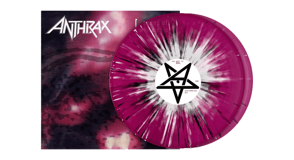 Vinyl - Anthrax : Sound Of White Noise (Transparent Violet White Black Splatter Vinyl) - The Record Hub