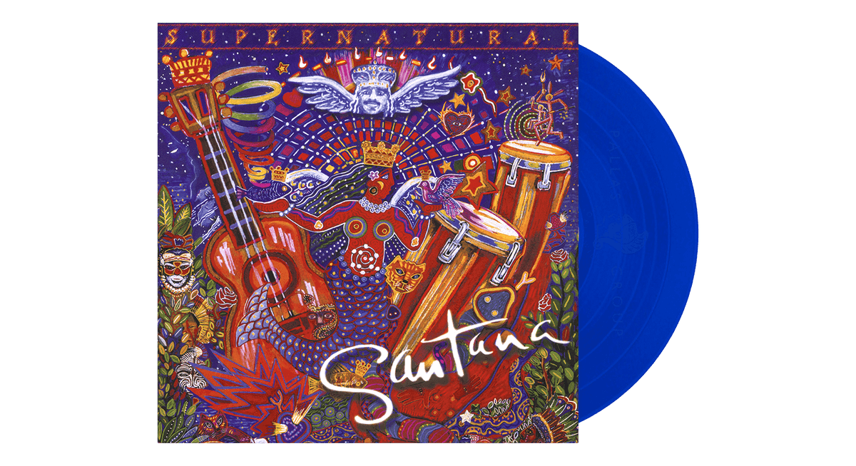 Vinyl - Santana : Supernatural - 25th Anniversary (Blue Vinyl) - The Record Hub