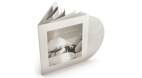 Vinyl - Taylor Swift : The Tortured Poets Department (LP Set Ghosted White Vinyl + Bonus Track ‘The Manuscript’) - The Record Hub