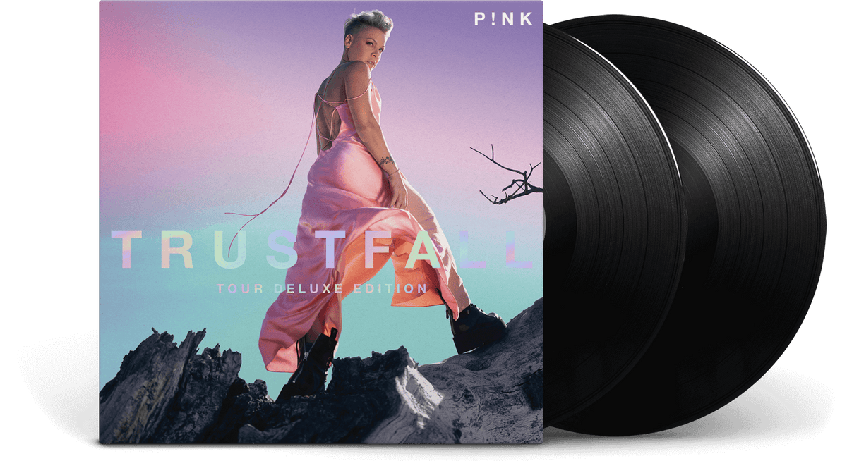 Vinyl - P!Nk : TRUSTFALL (Tour Deluxe Edition) (Pink &amp; Purple Vinyl) - The Record Hub