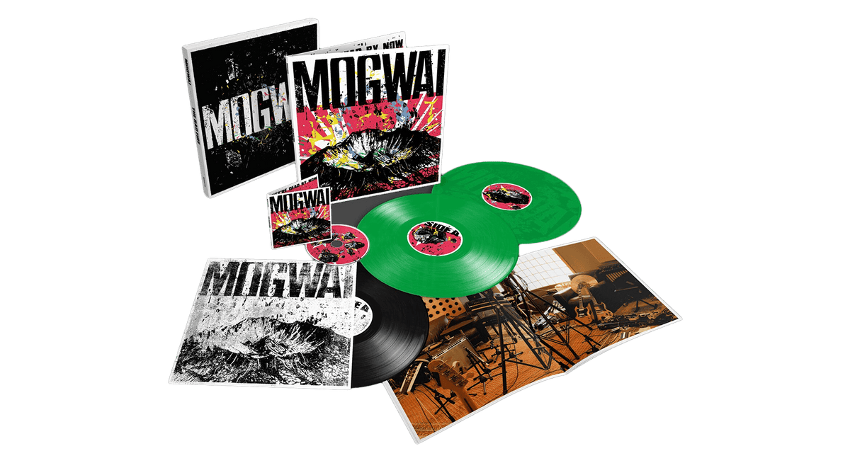 Vinyl - Mogwai : The Bad Fire (2LP Green Vinyl, 1LP Black Vinyl, &amp; CD Boxset) - The Record Hub