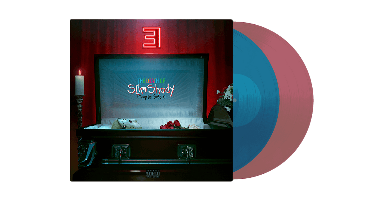 Vinyl - Eminem : The Death of Slim Shady (Coup De Grâce) (Sea Blue &amp; Ruby Red Translucent Vinyl) - The Record Hub