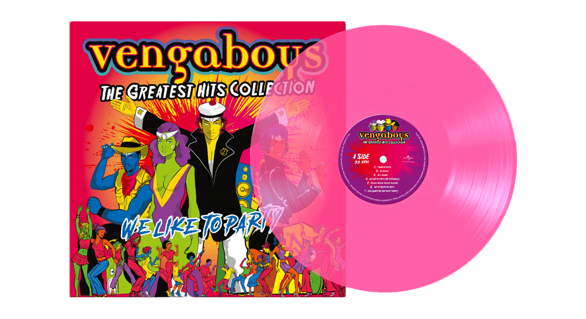 Vinyl - The Vengaboys : The Greatest Hits Collection (Transparent Pink Vinyl) - The Record Hub