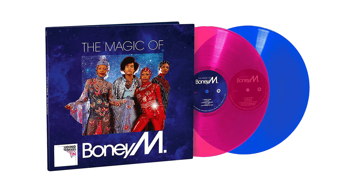 Vinyl - Boney M. : The Magic Of Boney M. (Blue &amp; Pink Vinyl) - The Record Hub