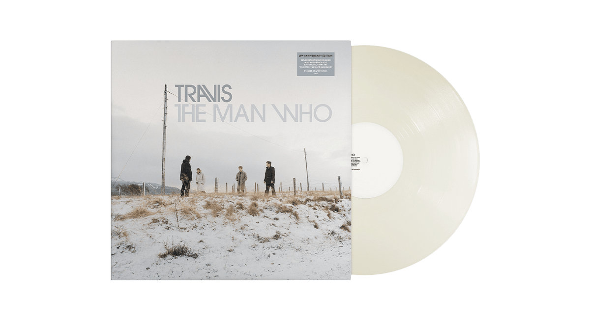 Vinyl - Travis : The Man Who (NAD) (White Vinyl) - The Record Hub