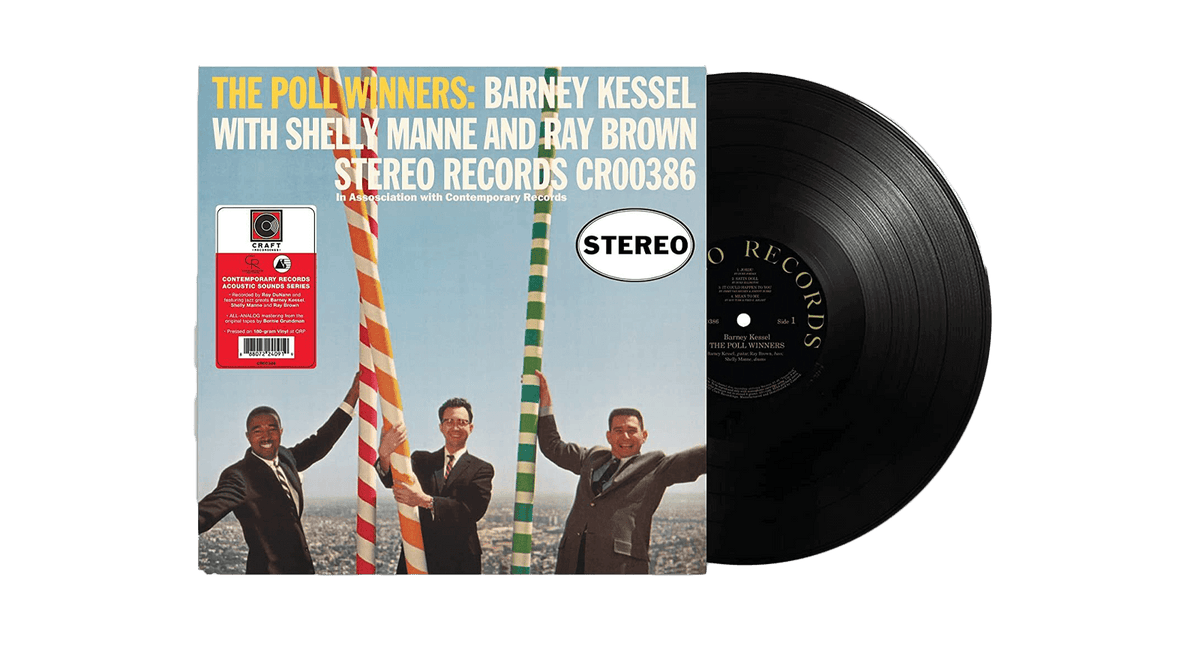 Vinyl - Barney Kessel with Shelly Manne &amp; Ray Brown : The Poll Winners - The Record Hub