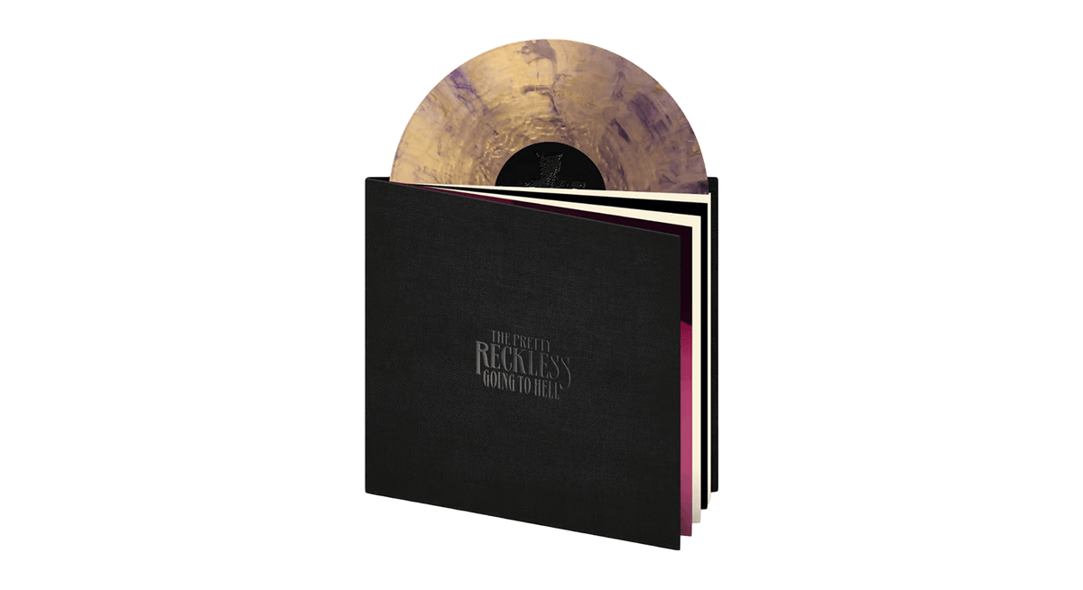 [Pre-Order [07/02] The Pretty Reckless : Going To Hell - 10-Year Anniversary (Deluxe Bookpack with Gold &amp; Purple Marble Vinyl)