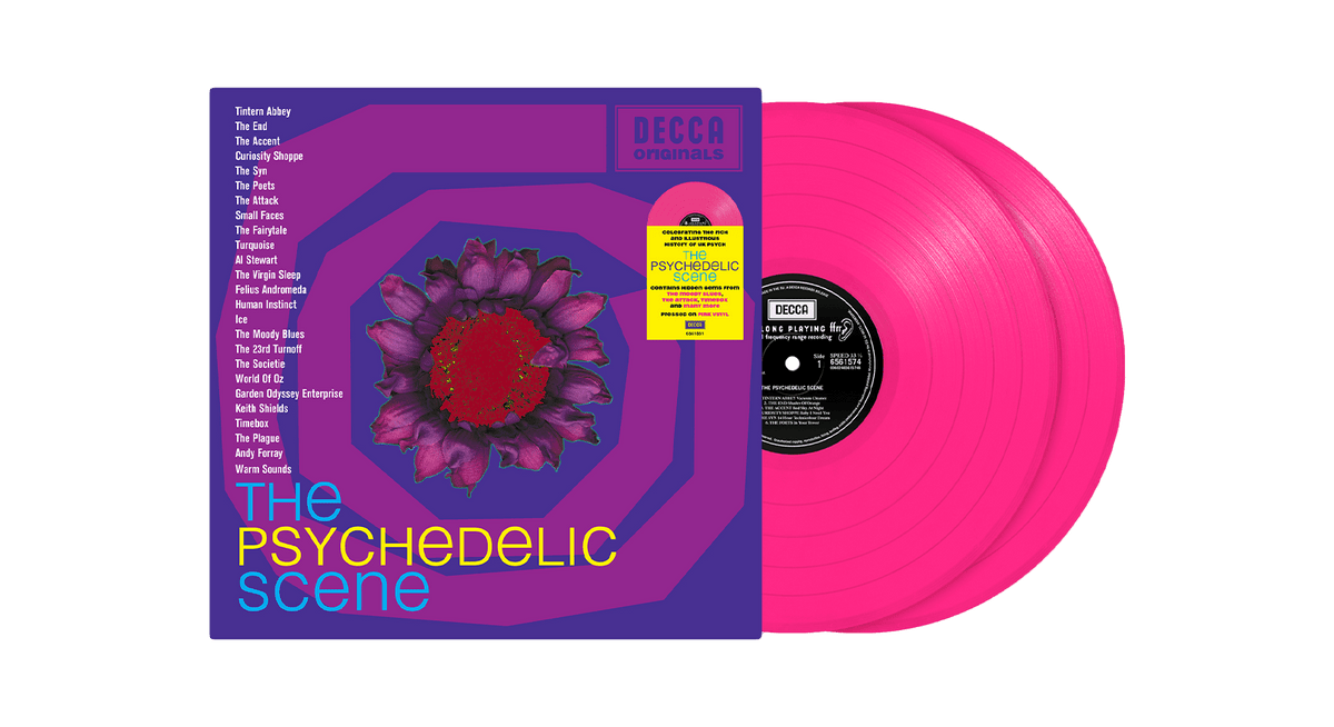 Vinyl - Various Artists : The Psychedelic Scene (Pink Vinyl) - The Record Hub