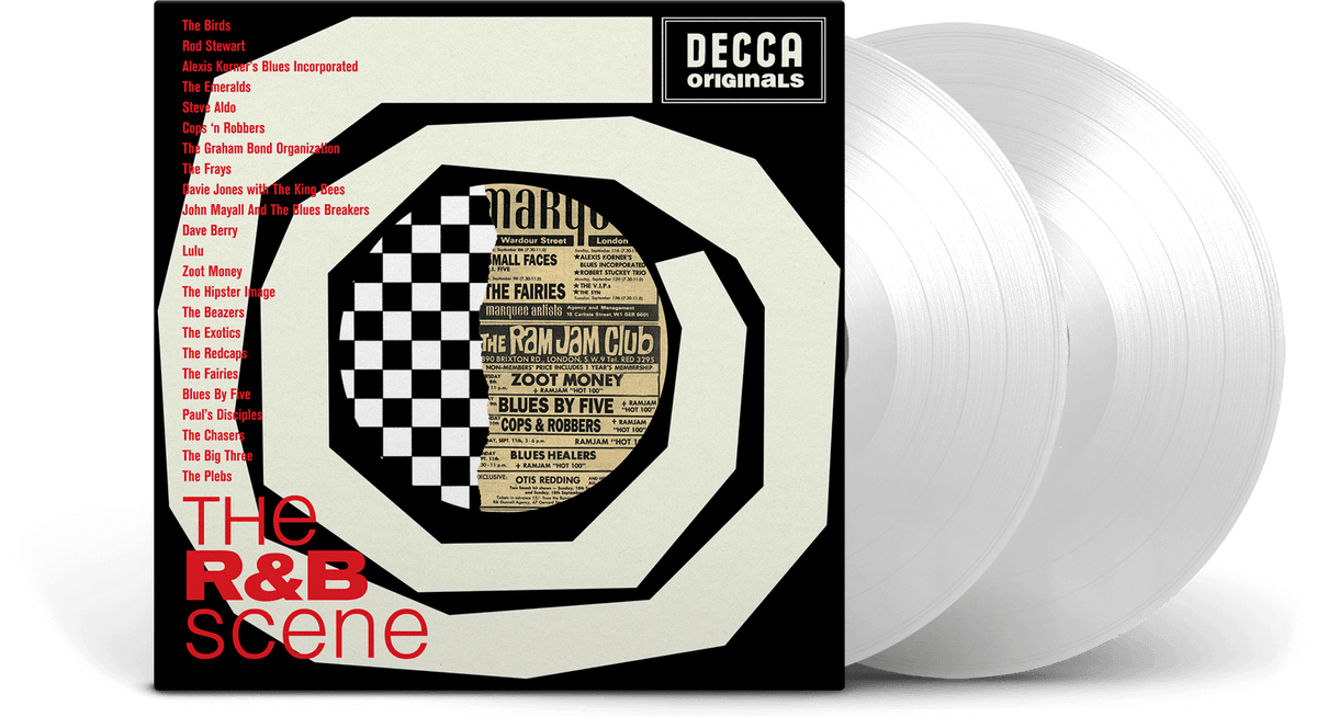 Vinyl - Various Artists : The R&amp;B Scene (White Vinyl) - The Record Hub