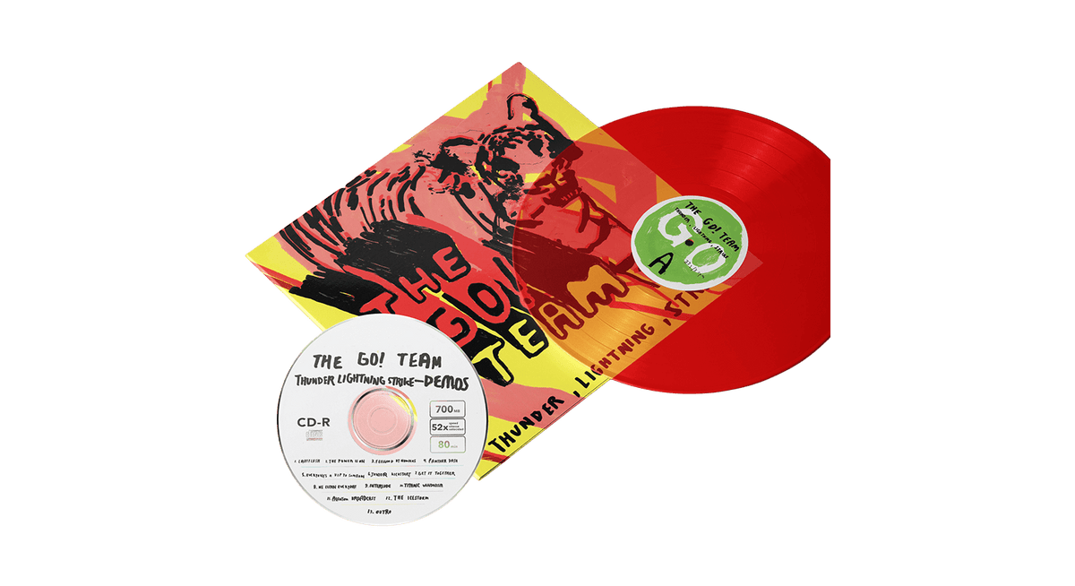 Vinyl - The Go! Team : Thunder, Lightning, Strike (20 Year Anniversary Edition) (Translucent Red Vinyl) - The Record Hub