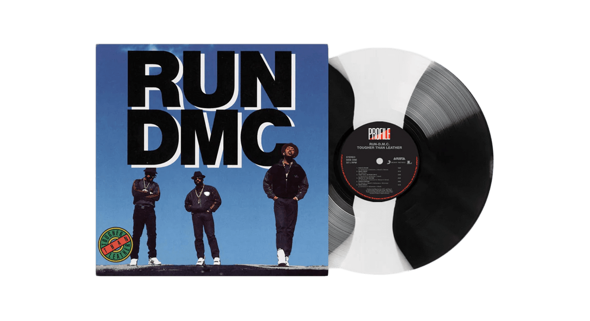 Vinyl - Run-D.M.C. : Tougher Than Leather (Black &amp; White Stripe) - The Record Hub