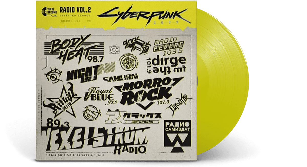 Vinyl - Various Artists : Cyberpunk 2077 Radio Vol.2 (Opaque Yellow Vinyl) - The Record Hub