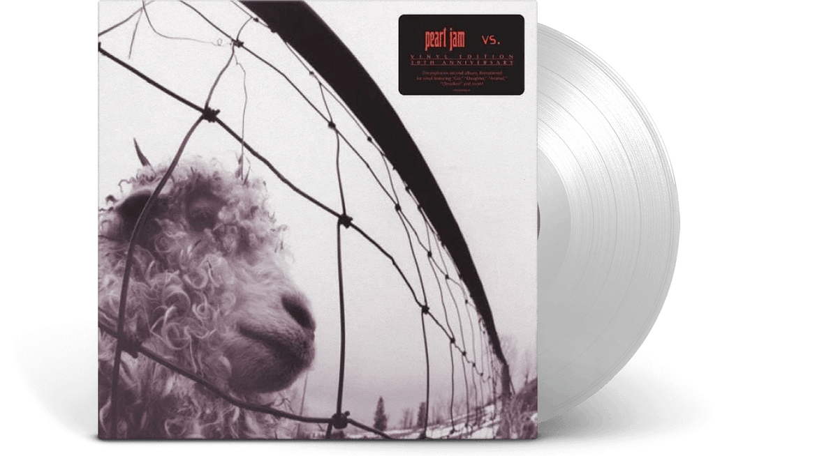 Vinyl - Pearl Jam : Vs. (Clear Vinyl) - The Record Hub