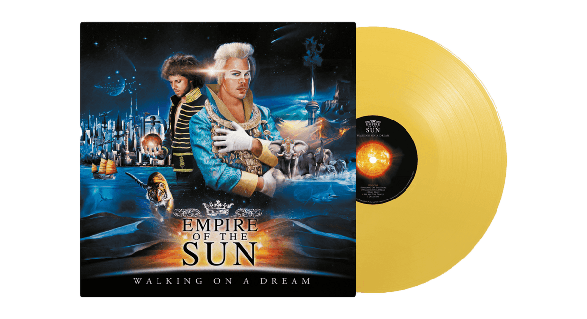 Vinyl - Empire of The Sun : Walking On A Dream (Mustard Yellow Vinyl) - The Record Hub
