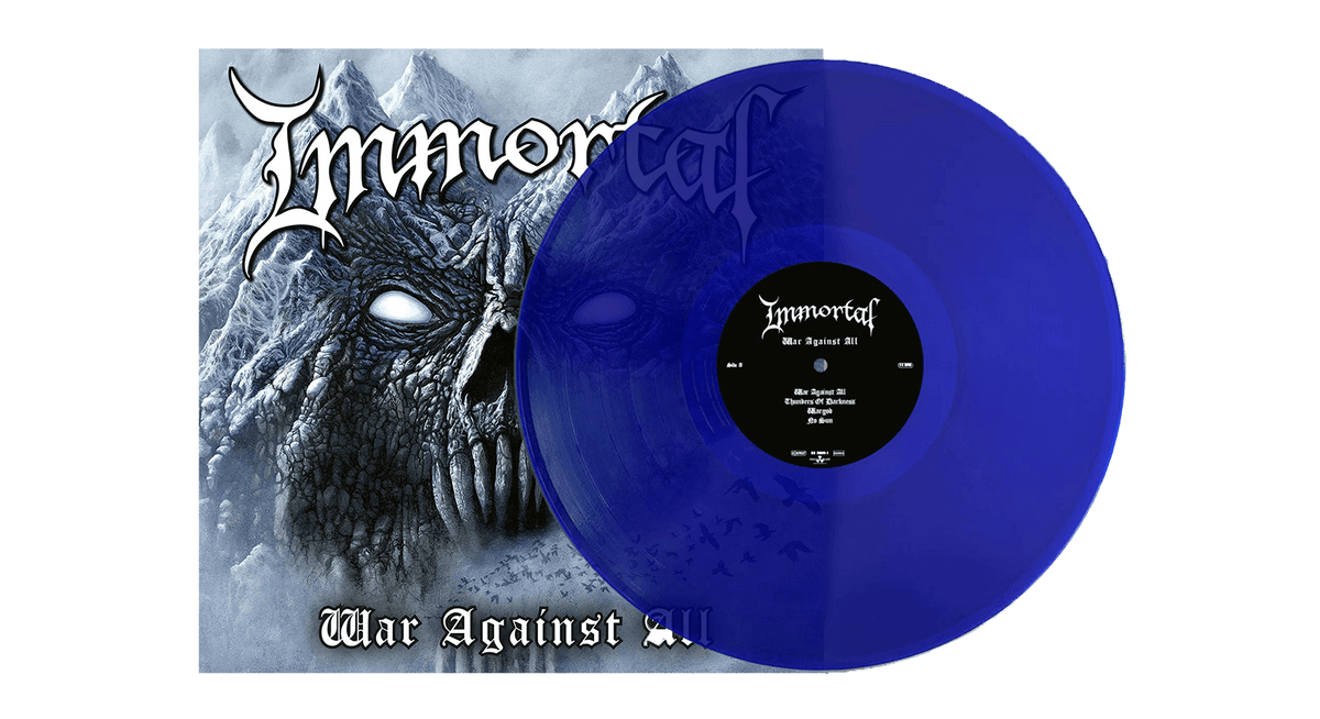 Vinyl - Immortal : War Against All (Transparent Blue Vinyl) - The Record Hub