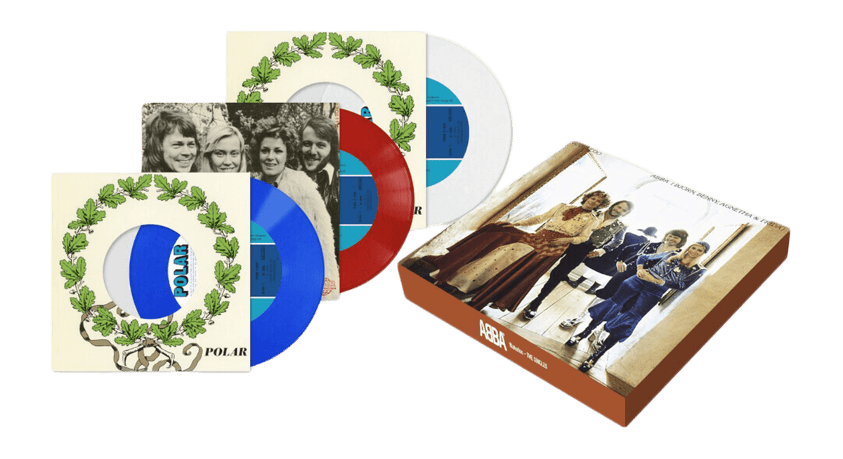 Vinyl - ABBA : Waterloo (3x7&quot; Coloured Vinyl Boxset) (Exclusive to The Record Hub.com) - The Record Hub