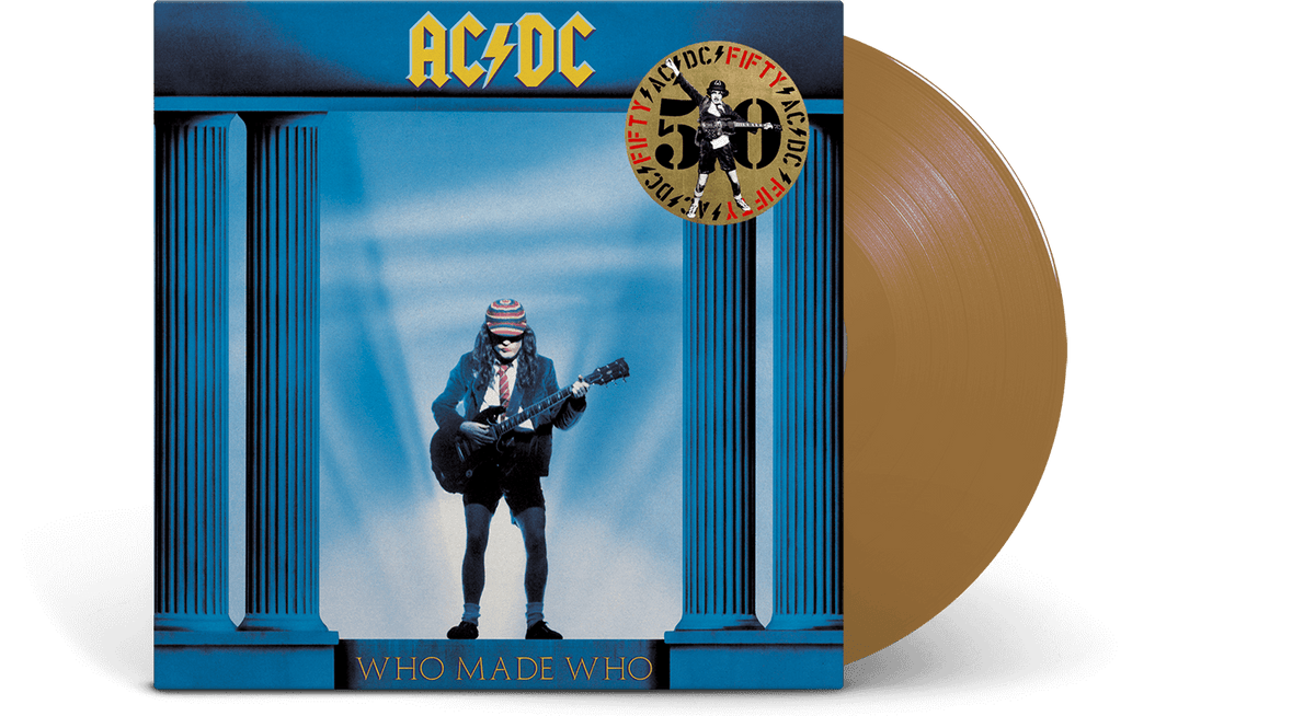 Vinyl - AC/DC : Who Made Who - 50th Anniversary (Gold Vinyl) - The Record Hub