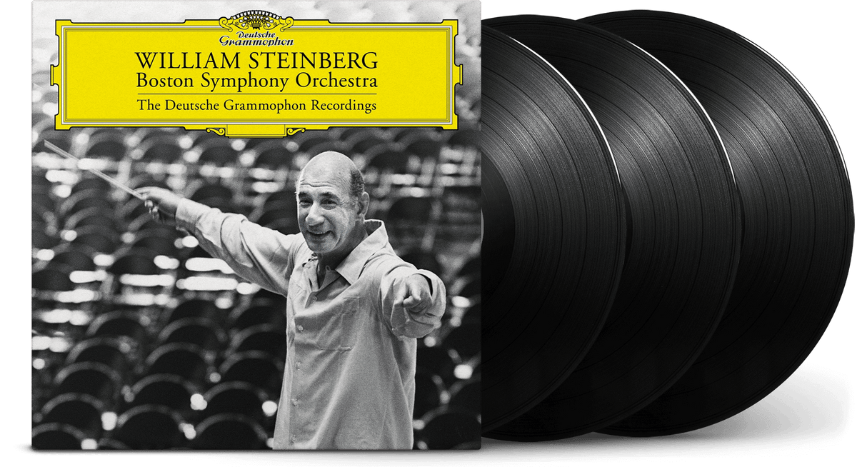 Vinyl - William Steinberg &amp; Boston Symphony Orchestra : William Steinberg &amp; Boston Symphony Orchestra - The Deutsche Grammophon Recording (Original Source) (3LP Set Numbered, 180g Vinyl ) - The Record Hub