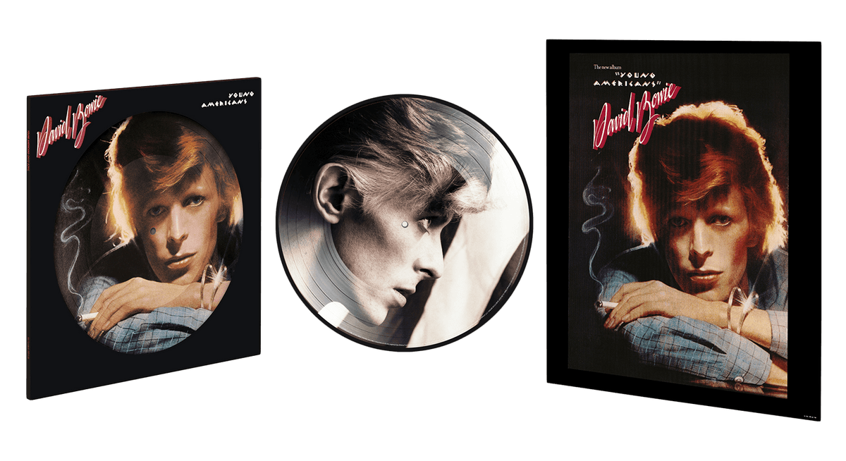 Vinyl - [Pre-Order [07/03] David Bowie : Young Americans (50th Anniversay Picture Disc Vinyl + Poster) - The Record Hub