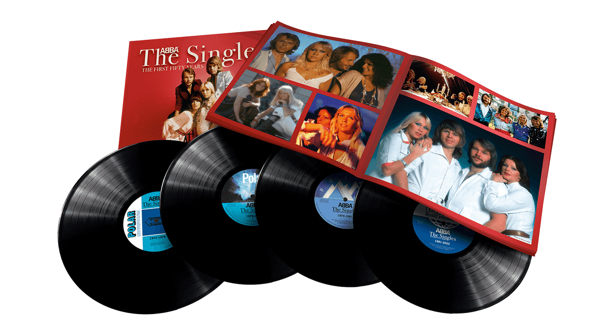 Vinyl - ABBA : The Singles - The First Fifty Years (4LP Boxset) - The Record Hub