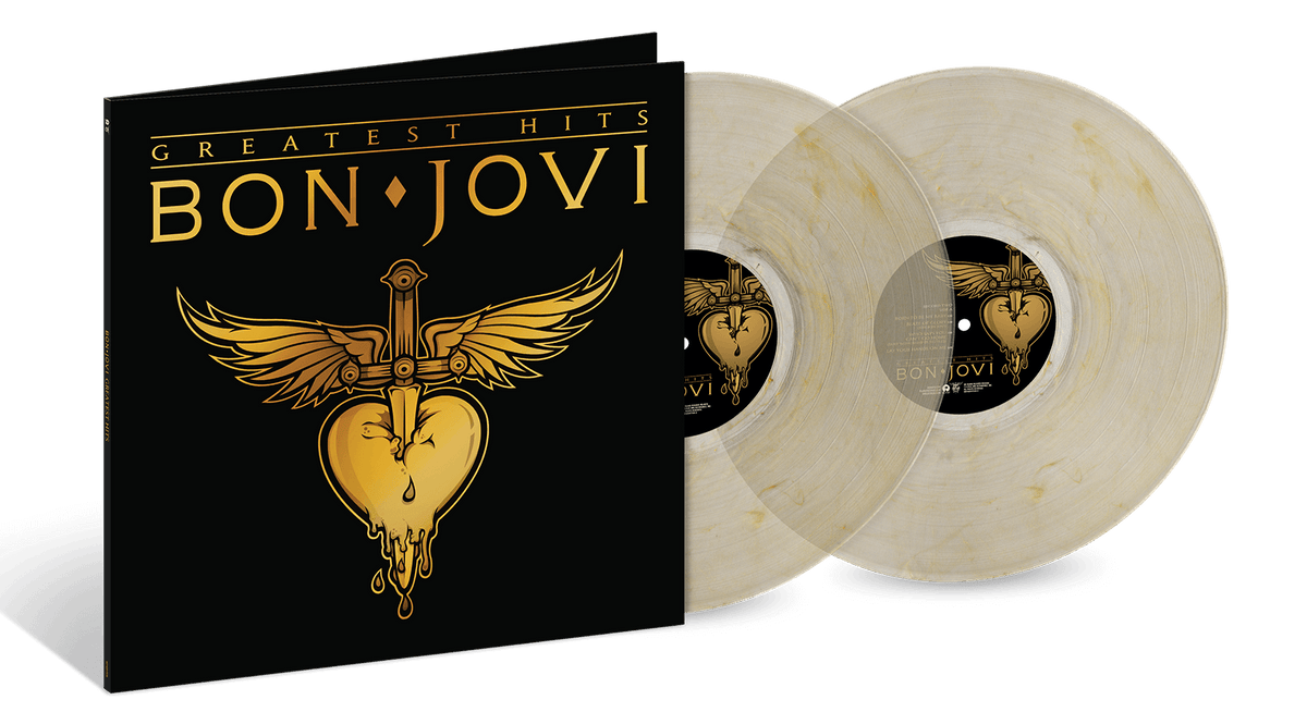 Vinyl - Bon Jovi : Greatest Hits (Smoke Vinyl with lithograph) (Exclusive To The Record Hub.com) - The Record Hub