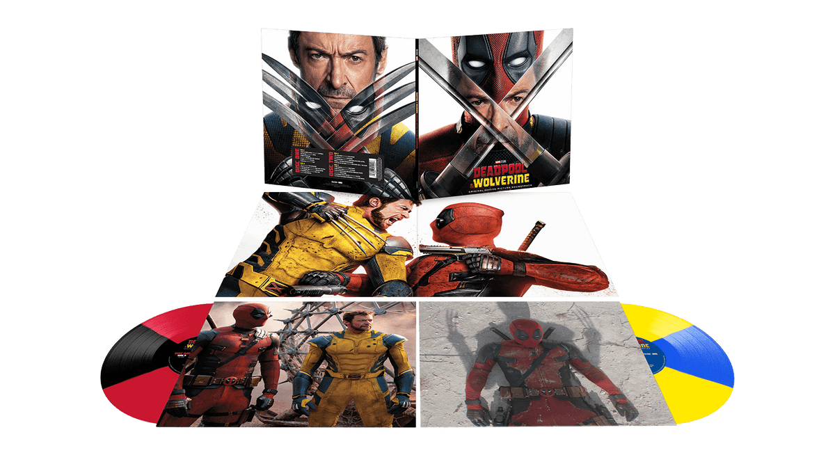 Vinyl - Various Artists : Deadpool &amp; Wolverine (Black/ Red &amp; Blue/ Yellow Viny) - The Record Hub