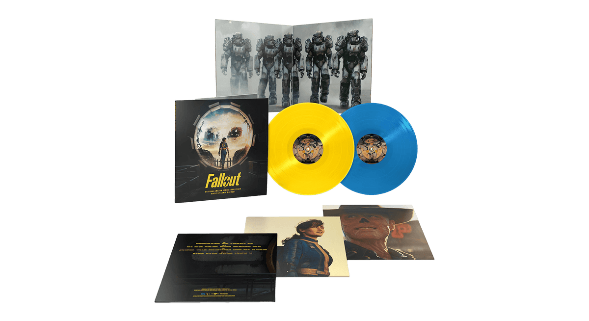 Vinyl - Ramin Djawadi : Fallout - Original Amazon Series Soundtrack (Blue &amp; Yellow Vinyl) - The Record Hub