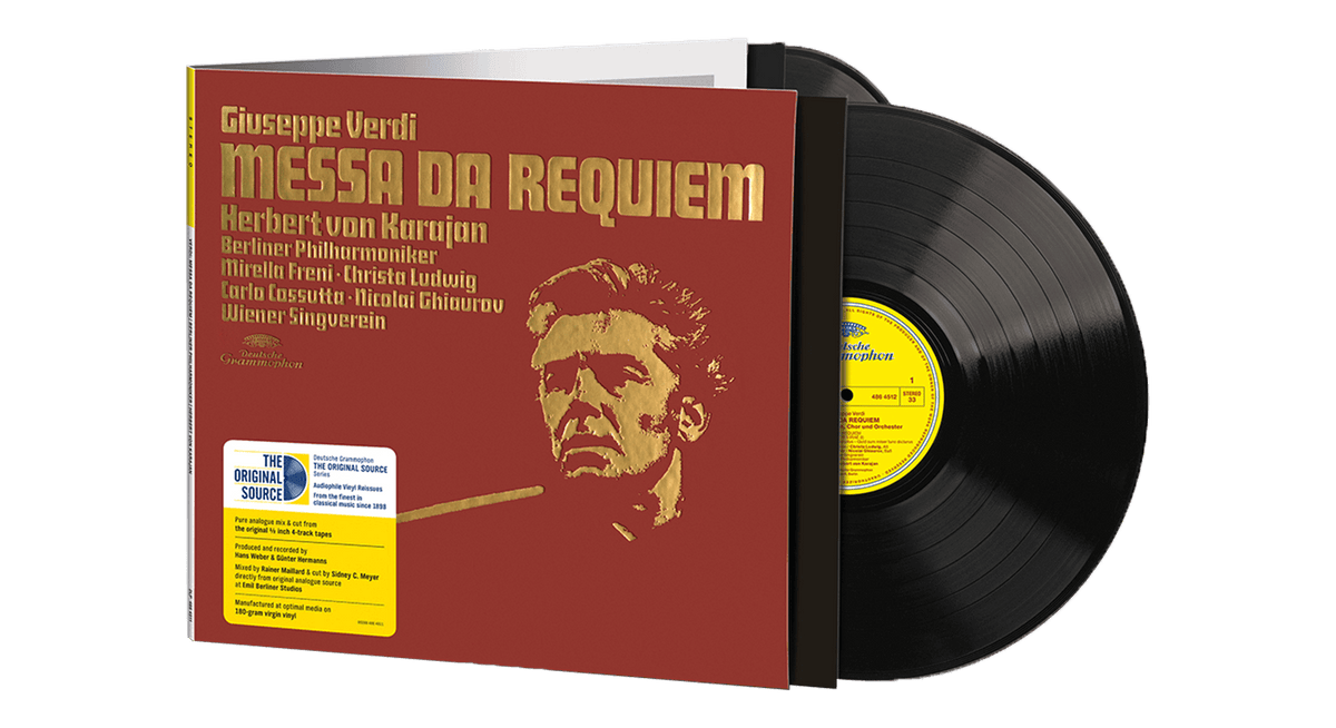 Vinyl - Herbert Von Karajan &amp; Berliner Philharmoniker : Giuseppe Verdi - Messa Da Requiem (Ltd Numbered 2LP) - The Record Hub