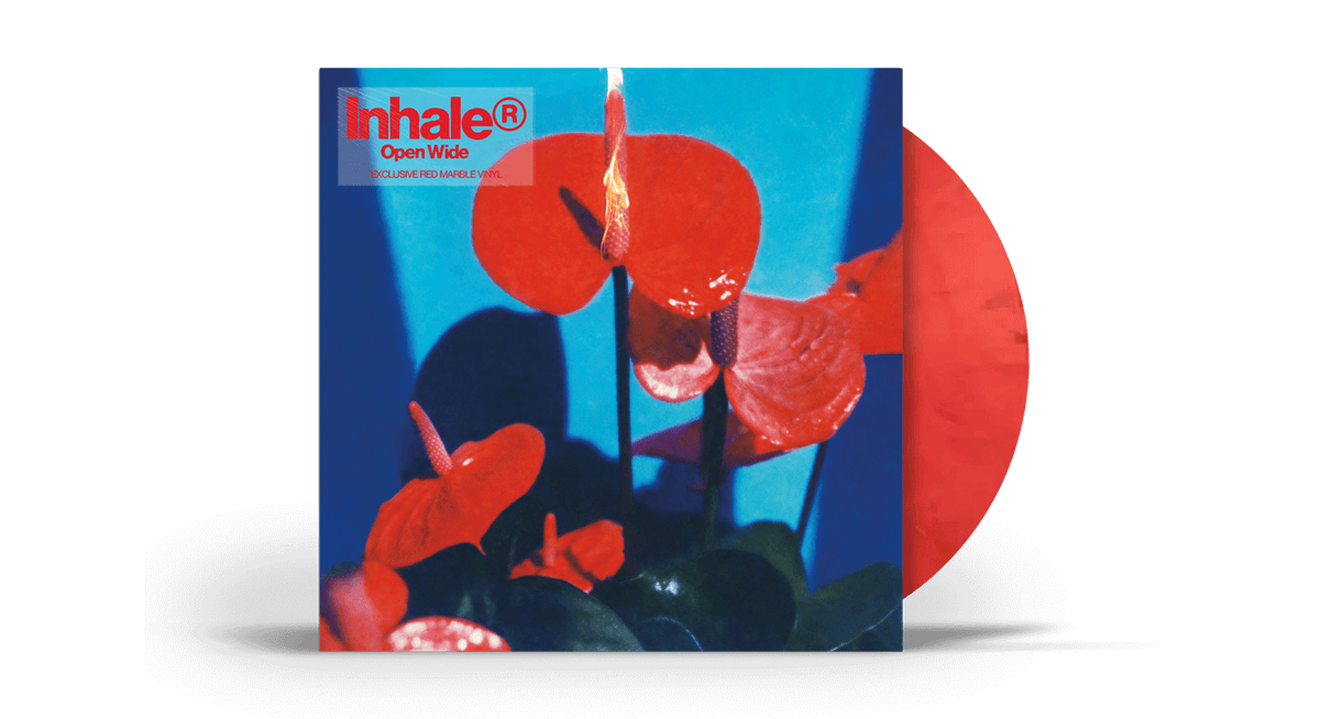 Vinyl - [Pre-Order 07/02] Inhaler : Open Wide (Marble Red Vinyl w Alt Sleeve) (Exclusive to The Record Hub.com) - The Record Hub