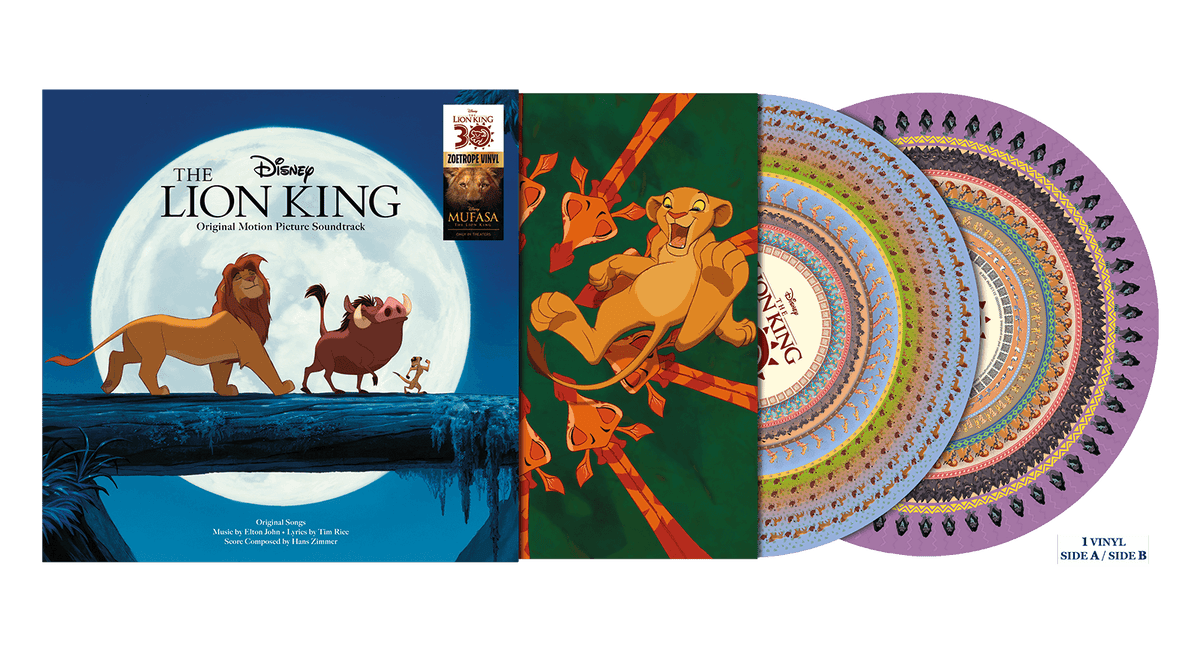 Vinyl - Various Artists : THE LION KING ZOETROPE VINYL (30TH ANNIVERSARY EDITION) - The Record Hub