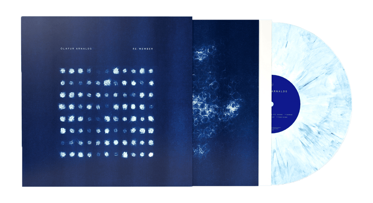 Vinyl - Ólafur Arnalds : remember (White/ Blue Marble Vinyl) - The Record Hub