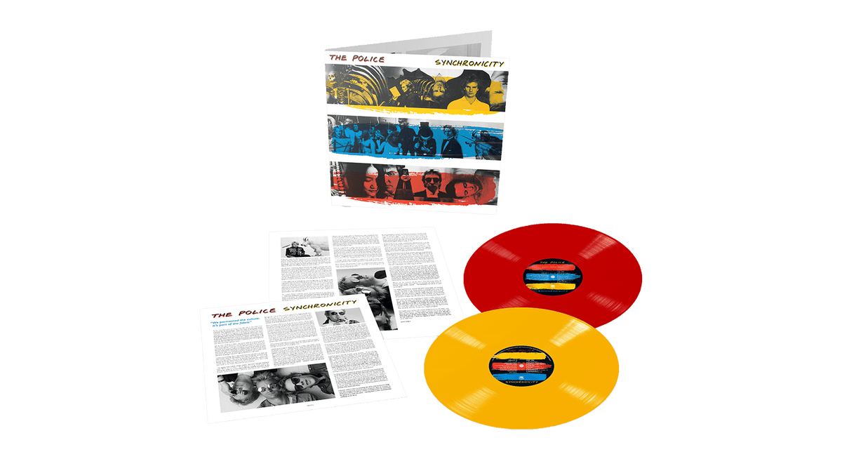 Vinyl - The Police : Synchronicity (Red &amp; Yellow Vinyl) (Exclusive to The Record Hub.com) - The Record Hub