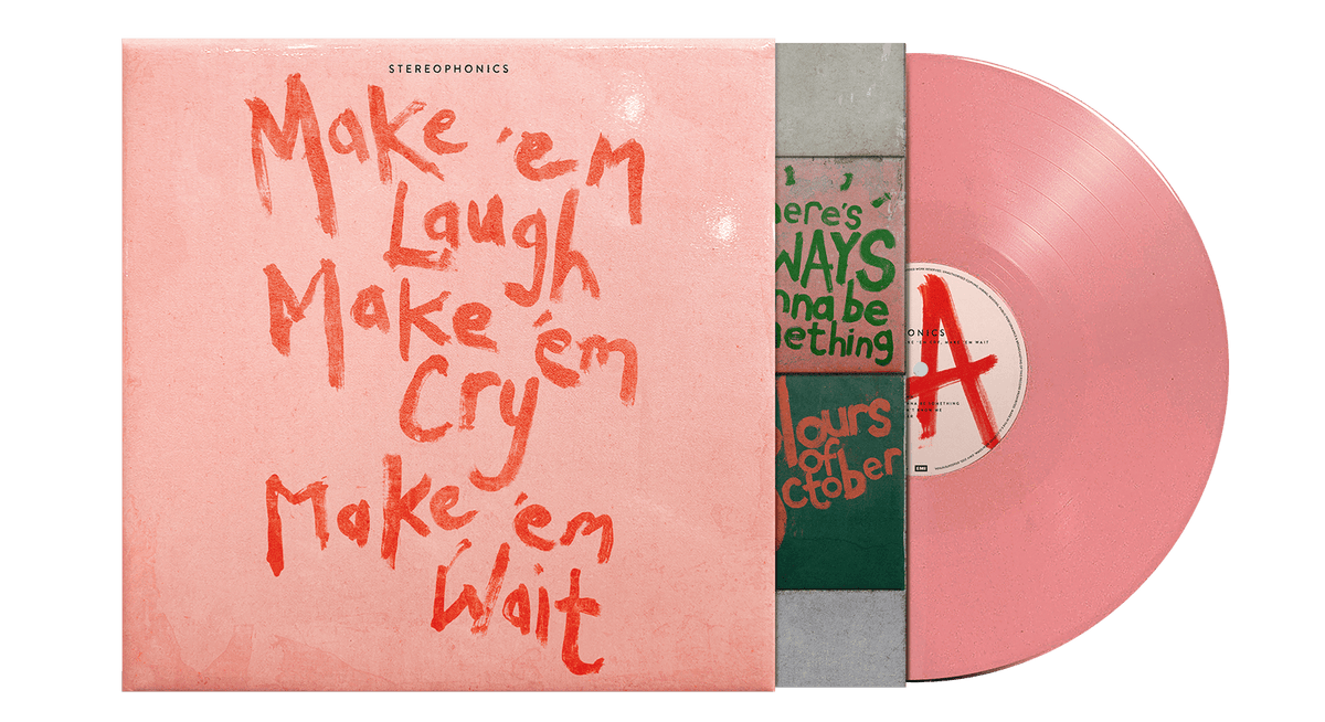 [Pre-Order [25/04] Stereophonics : Make ‘em Laugh, Make ‘em Cry, Make ‘em Wait (Translucent Pink Vinyl) (Exclusive to The Record Hub.com)