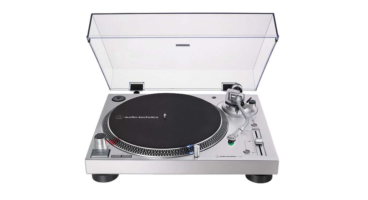 Vinyl - Audio-Technica : Audio-Technica AT LP120X | Direct-Drive Professional Turntable SILVER - The Record Hub