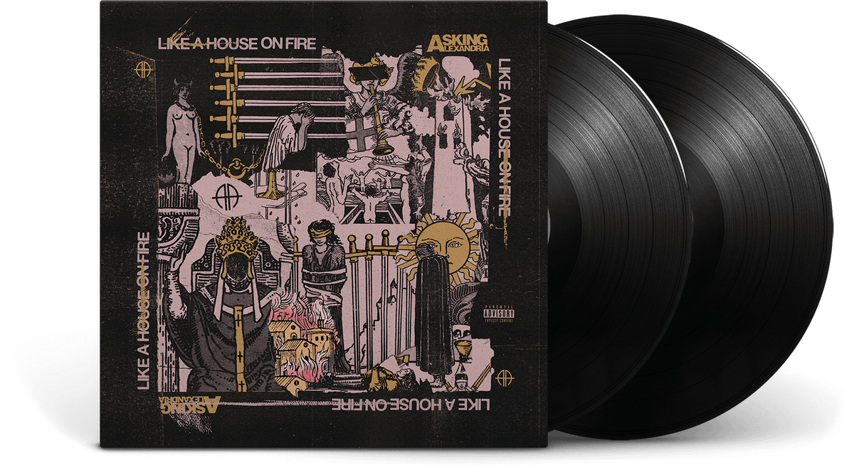 Vinyl - Asking Alexandria : Like A House On Fire - The Record Hub