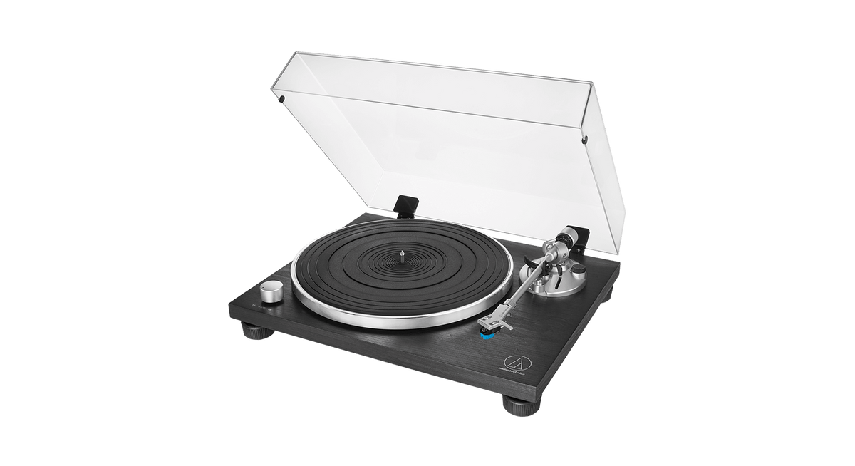 Vinyl - Audio-Technica : Audio Technica ATLPW30BK Fully Manual Turntable (Black) - The Record Hub